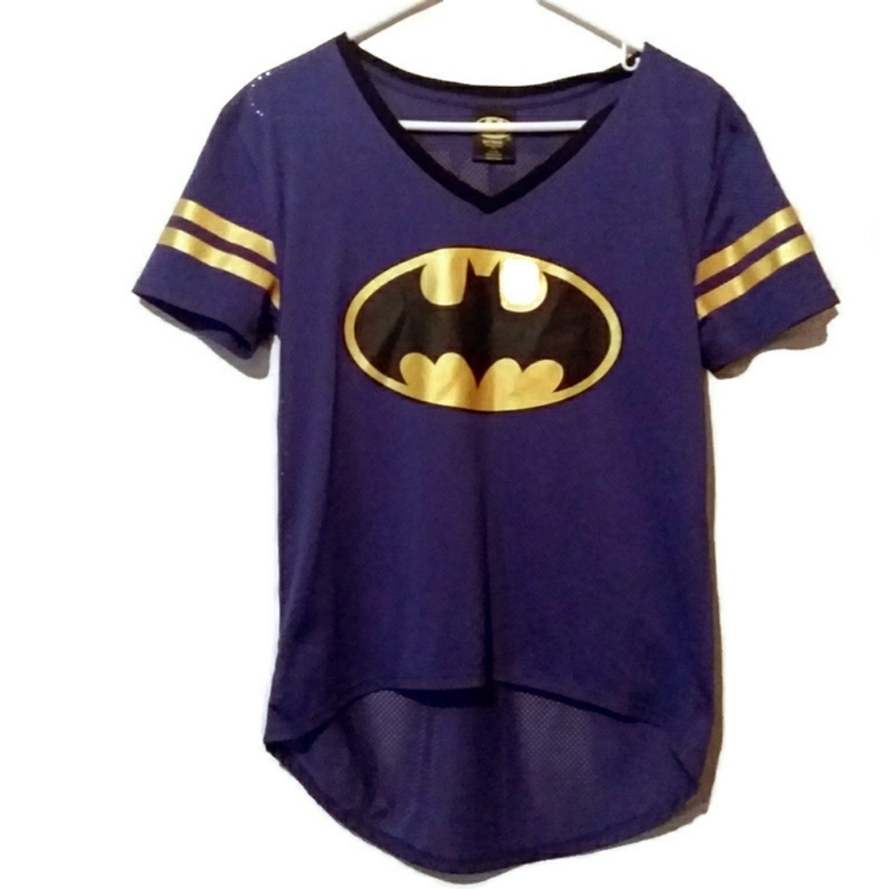 DC Comics Batman Football Jersey Purple & Gold‎